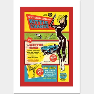 vintage toybox stunning super spy kittie Posters and Art